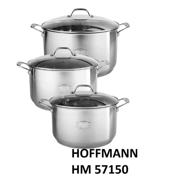 Набор посуды для приготовления HOFFMANN, 6 предм. купить на OZON по ...