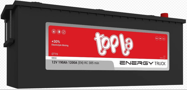 Аккумулятор автомобильный Topla Аккумулятор для грузовиков Energy Truck ...