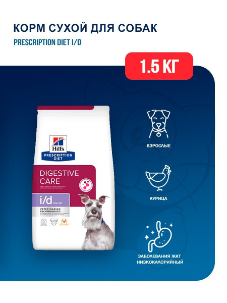 Hill's Prescription Diet i/d диетический сухой низкокалорийный корм для ...