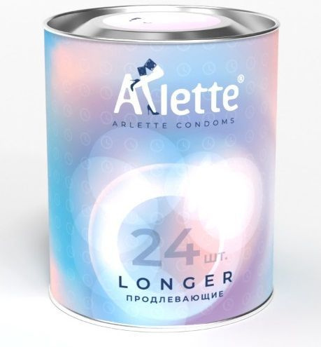 Презервативы Arlette Longer с продлевающим эффектом - 24 шт. - купить с ...
