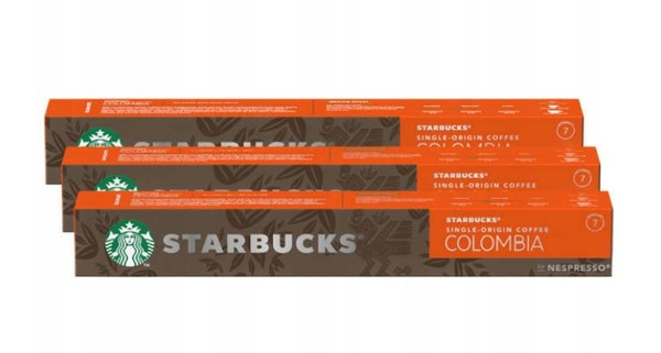 Капсулы для Nespresso Starbucks Colombia 3 х 10 - купить с доставкой по ...