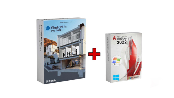 Комплект: SketchUp + Auto-CAD 2022 autocad купить по низкой цене с ...