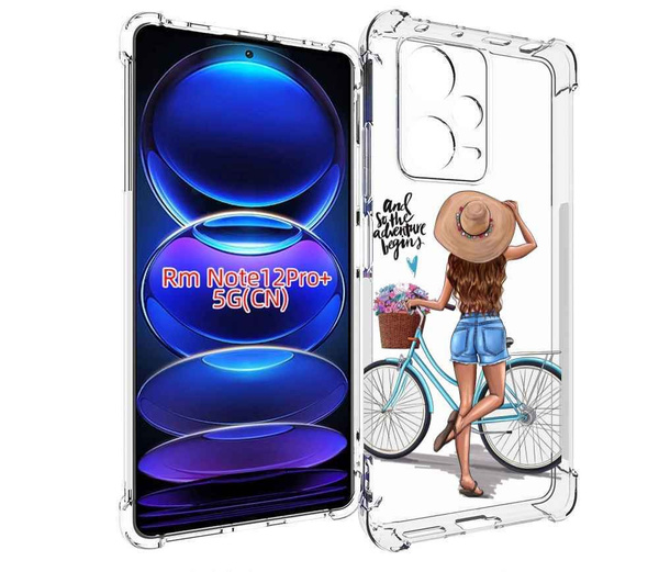 Чехол-бампер MyPads для Xiaomi Redmi Note 12 Pro + Plus с рисунком ...