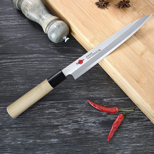 Нож янагиба Kensei Hanzo 21 см. купить c доставкой на OZON по низкой ...