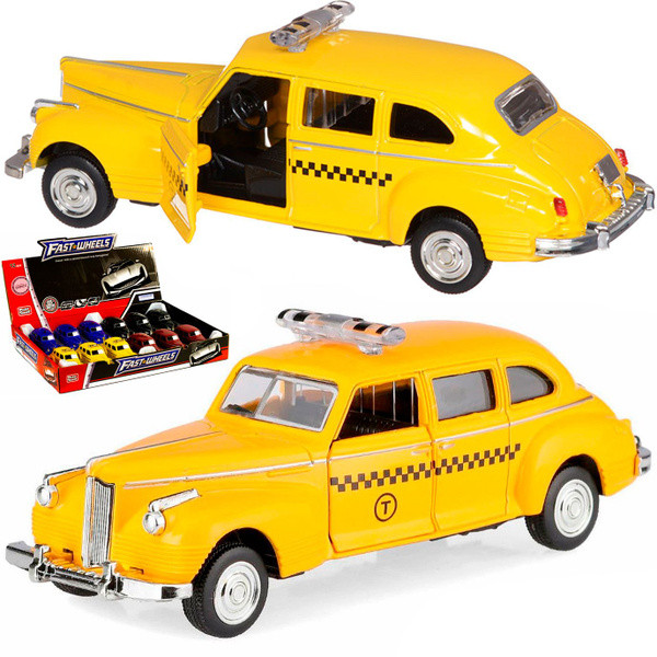 Металлическая машинка игрушка 1:43 ЗИС-110 Такси 12 см., коллекционная ...