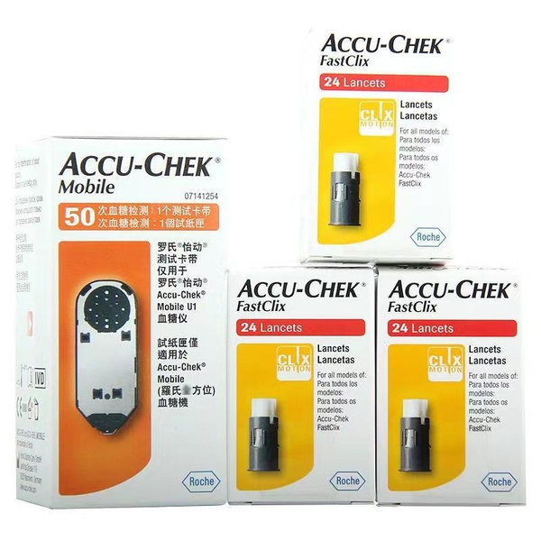 Тест-кассета "Accu-Chek Mobile" (Акку-Чек Мобайл) №50 + ланцеты ...