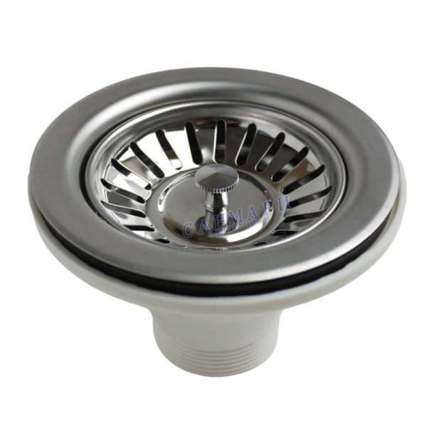 Выпуск для сифона раковины ф40*3 1/2\" KAISER KA-5110, цвет хром ...