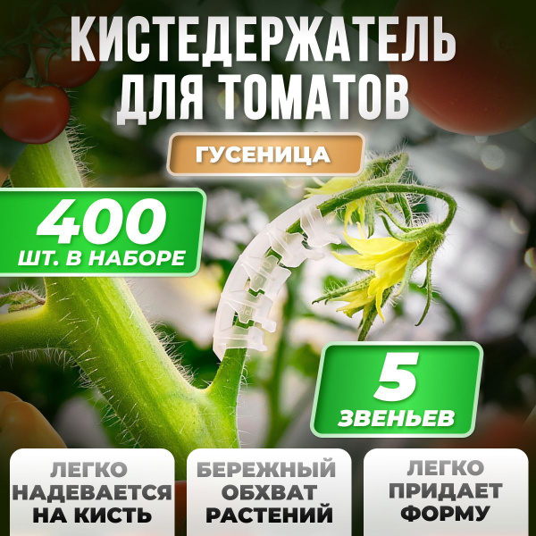 Кистедержатель для томатов улитка 400 шт. Китай - купить по выгодной ...