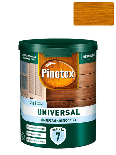 Универсальная пропитка для древесины Pinotex Universal 2 в 1 Цвет ...