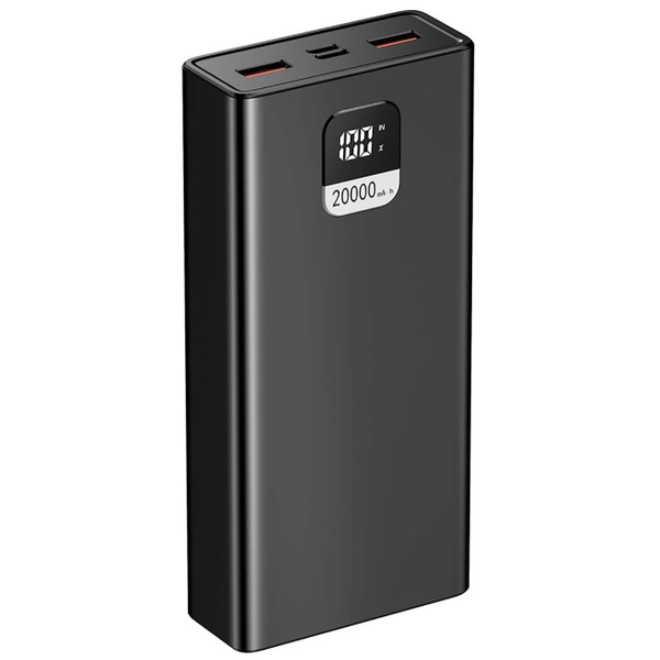 Внешний аккумулятор (Power Bank) TFN Electrum 20000mAh Black (TFN-PB ...