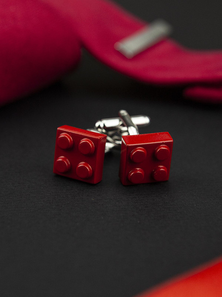 Запонки конструктор Lego (Лего) красные - купить с доставкой по ...