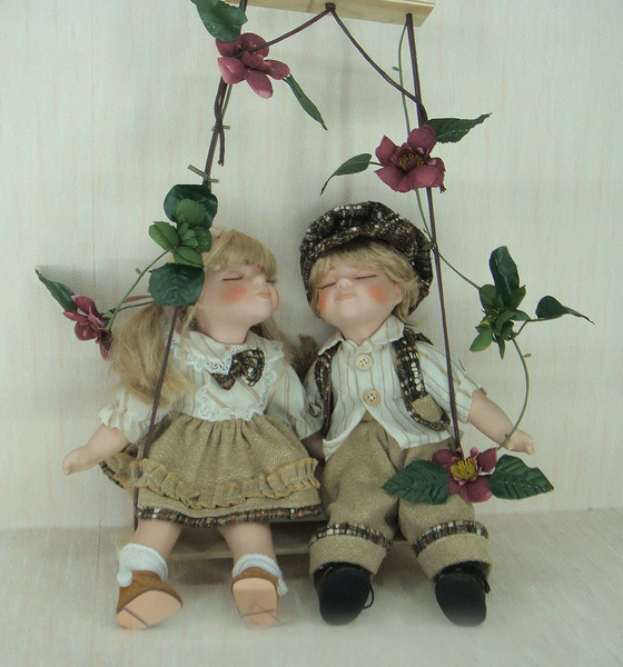 Куклы фарфоровые Карл и Клара Porcelain Фарфор - купить по низким ценам ...