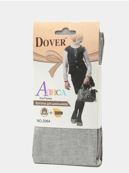Колготки Dover светло-серый, 1 шт - купить с доставкой по выгодным ...