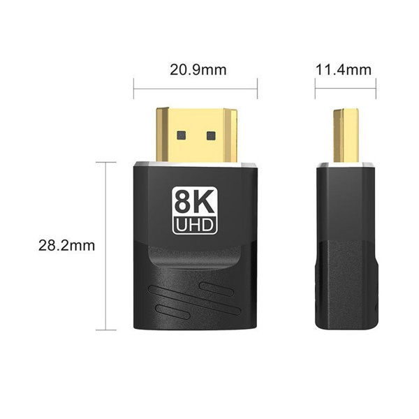 8K HDMI совместимый адаптер 2.1 удлинитель папа мама для проектора ...