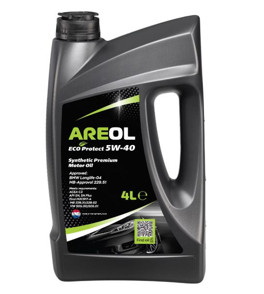 Масло моторное AREOL Eco Protect 5W-40 Синтетическое - купить в ...