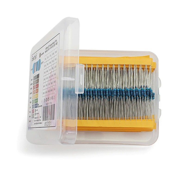 Набор выводных резисторов 1/4W 10R-1M 30 номиналов по 20шт. - купить с ...