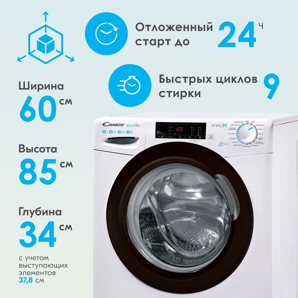 Стиральная машина Candy CSO34106TB1/2-07, белый - купить по выгодной ...