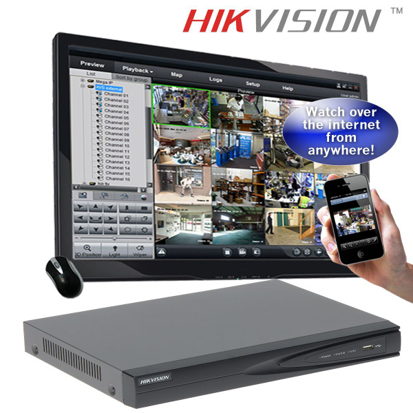 HIKVISION русская прошивка 4K 4ch POE IP камера Видеорегистратор DS ...