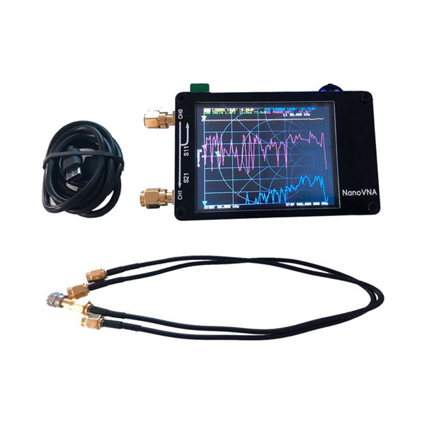 NanoVNA VNA 28-дюймовый ЖК-дисплей HF VHF UHF UV Vector Network ...