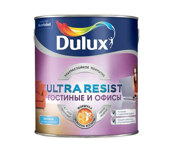 Dulux ultra resist гостиные и офисы