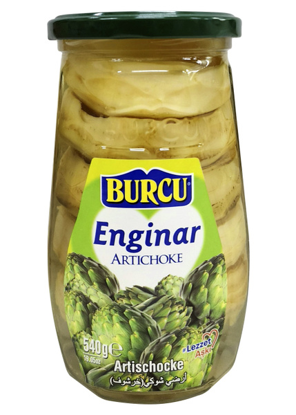 Артишок (корзиночка) консервированный в воде, "Burcu", Enginar, 540гр ...