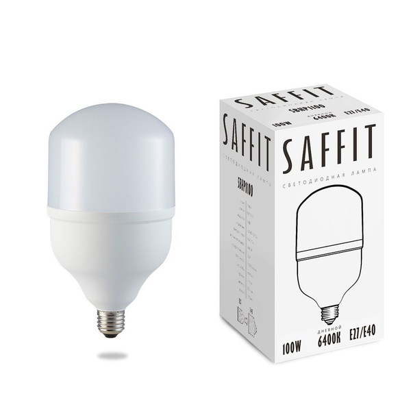 Saffit Лампочка 100W 230V Е27-E40 6400K T140, SBHP1100, 100 Вт, 1 шт ...