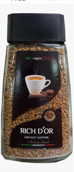Кофе растворимый RICH D'OR Сублимированный 220г. 1шт. - купить с ...