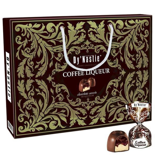 Конфеты шоколадные "Dy'Nastie" Coffee Liqueur" / Подарочная упаковка ...