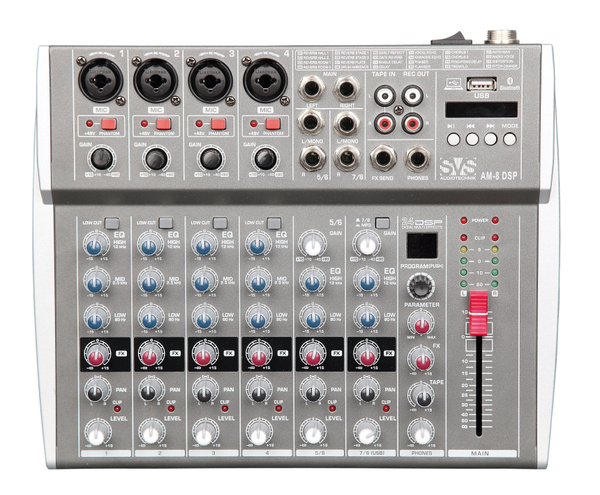 SVS Audiotechnik mixers AM-8 DSP Микшерный пульт аналоговый, 8 ...
