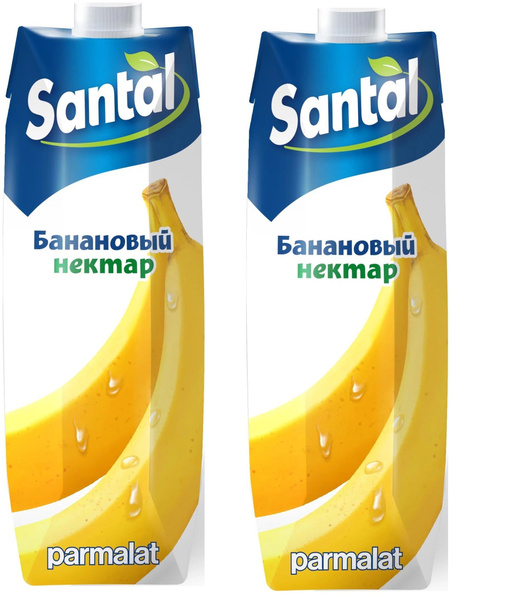 САНТАЛ Нектар банановый 1л.*2 шт. - купить с доставкой по выгодным ...