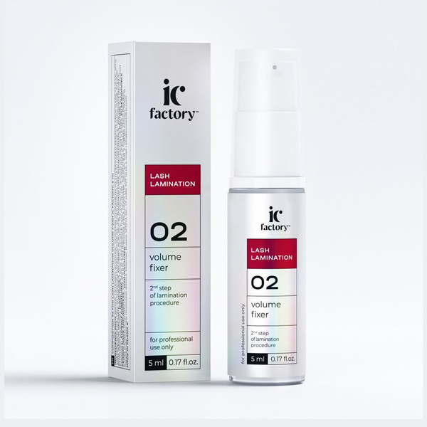 IC FACTORY Состав для ламинирования ресниц №2 VOLUME FIXER LASH ...