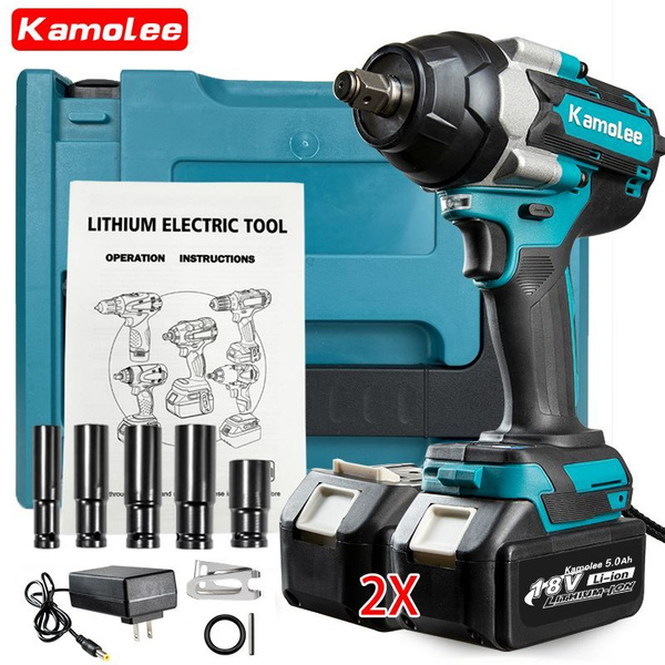 Kamolee Tool DTW700 1800N.m Бесщеточный Электрический Ударный Гайковерт ...