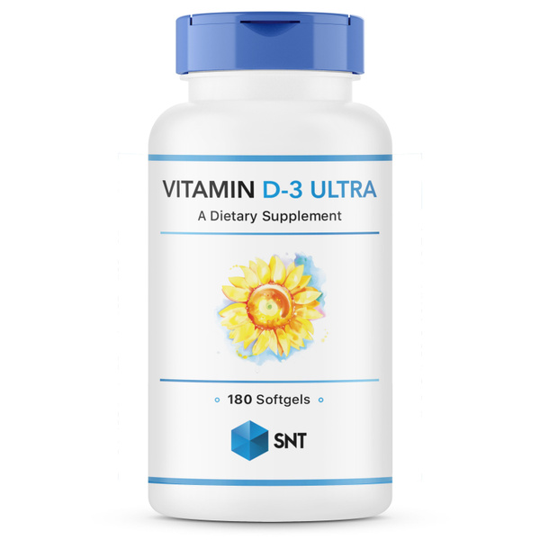 SNT Витамин Д3, Vitamin D3 10000 МЕ 180 капсул - купить с доставкой по ...