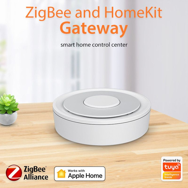 HomeKit Tuya Smart ZigBee двухрежимный проводной шлюз домашней системы ...