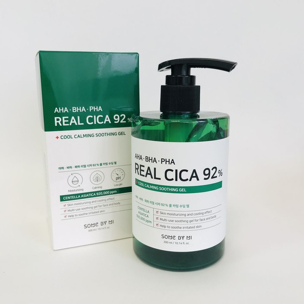 Охлаждающий гель с кислотами SOME BY MI AHA-BHA-PHA REAL CICA 92 % COOL ...