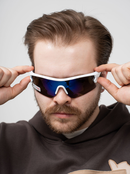 Очки солнцезащитные, спортивные очки, велоспорт, лыжи, бег, Glasses way ...