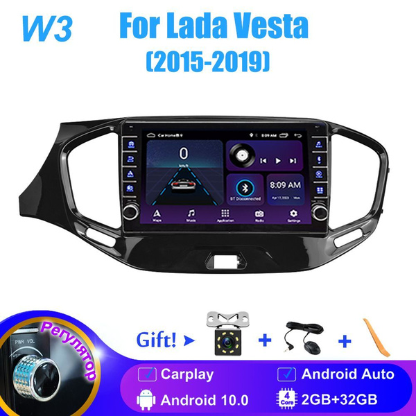 Лада Веста/Lada Vesta 2015-2019 2+32Гб 2 DIN-Android Auto-Carplay Gps ...