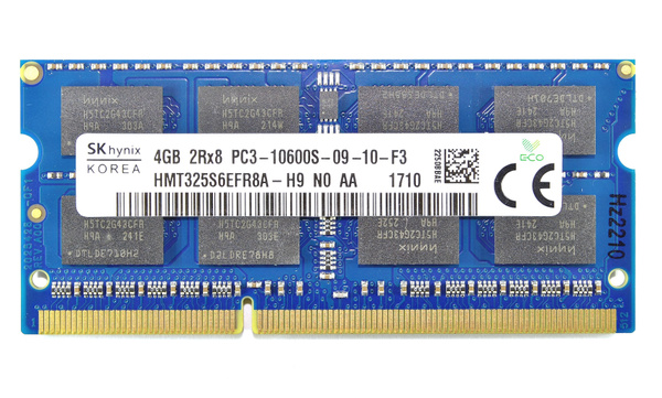 Модуль оперативной памяти Hynix PC3-10600S DDR3 1333 SO-DIMM 1x4 ГБ ...