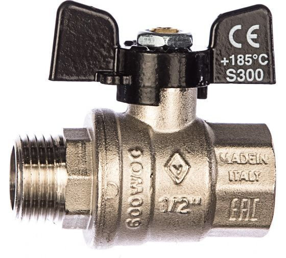 Шаровый кран Bugatti OREGON 1/2" в/н бант - купить по низкой цене в ...