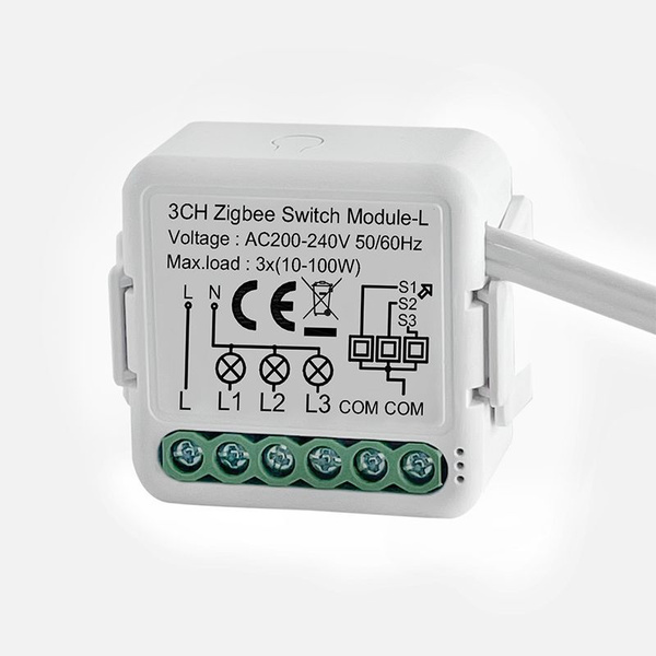 Умное Выключатели с ZigBee реле, без нейтрали, Яндекс Алисой, Марусей ...