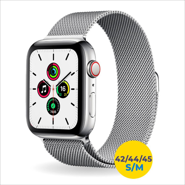 Миланский ремешок для Apple Watch 42-44-45-49 mm миланская петля ...