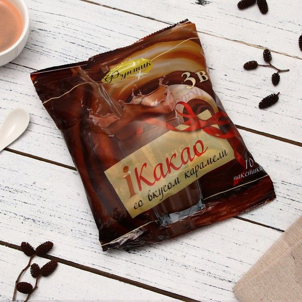 Какао 3в1 "Фунтик", со вкусом карамели, 20 г - купить с доставкой по ...