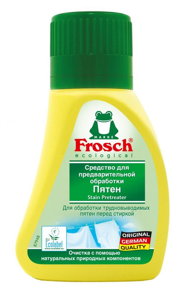 Пятновыводитель FROSCH ФРОШ для предварительной обработки пятен, 75 мл ...