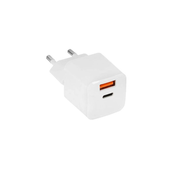 Характеристики Зарядное устройство сетевое TFN nano A+C PD 20W, белый ...