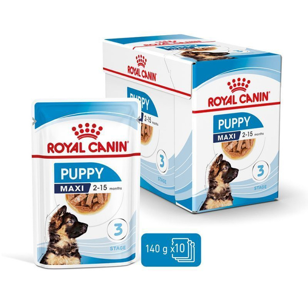Royal Canin Puppy Maxi (в соусе) Влажный корм для щенков крупных пород ...