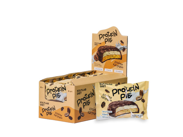 Kultlab Protein Pie, 60 гр / Культлаб Протеиновое печенье с суфле без ...