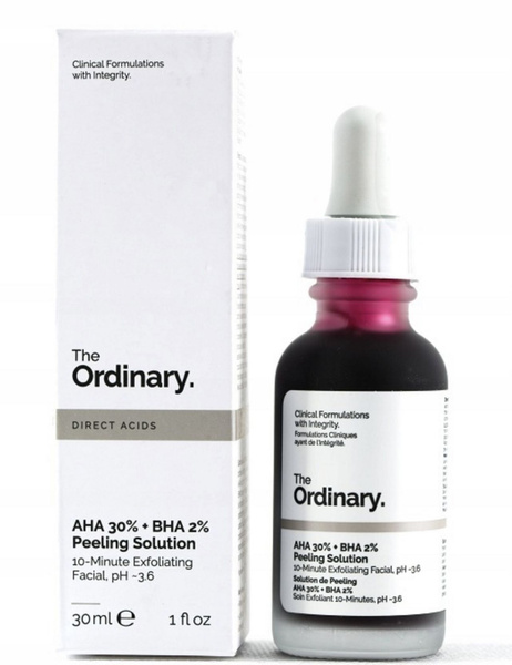 Кислотный кровавый пилинг The Ordinary AHA 30% + BHA 2% Peeling ...