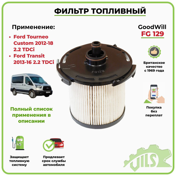 Фильтр топливный Goodwill FG129 - купить по выгодным ценам в интернет ...