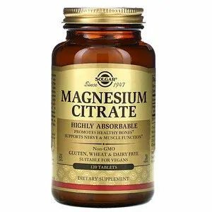 Solgar Magnesium Citrate - Цитрат магния 120 таблеток - купить с ...
