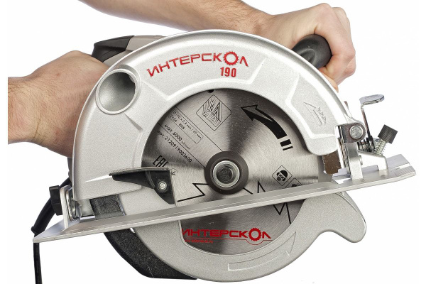 Пила дисковая ИНТЕРСКОЛ ДП 190/1600М - 1600Вт - купить в интернет ...